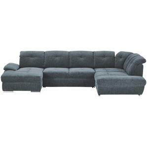 Wohnlandschaft  Gladys ¦ blau ¦ Maße (cm): B: 377 H: 103 T: 246.0