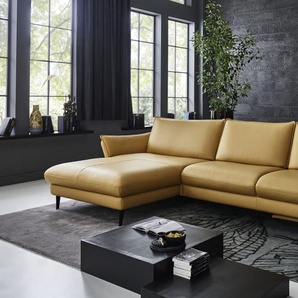 Leder Wohnlandschaft HU-HP 19094, gelb