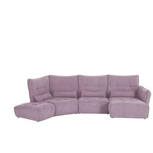 Wohnlandschaft  Jeaneva ¦ lila/violett ¦ Maße (cm): B: 384 H: 101 T: 197.0
