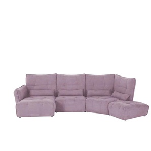 Wohnlandschaft Jeaneva - lila/violett - Materialmix - 384 cm - 101 cm - cm 197,0 | Möbel Kraft