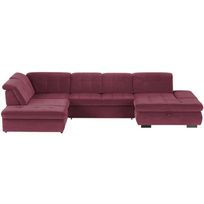 Kollektion Kraft Wohnlandschaft - lila/violett - Materialmix - 382 cm - 84 cm - 260 cm | Möbel Kraft