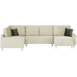 Wohnlandschaft Mara | beige | 350 cm | 67 cm | cm 167,0 |