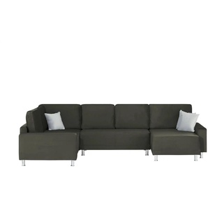 Wohnlandschaft Mara | grau | 350 cm | 67 cm | cm 167,0 |