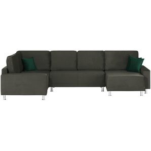 Wohnlandschaft Mara ¦ grau ¦ Maße (cm): B: 350