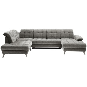Wohnlandschaft  Melly ¦ grau ¦ Maße (cm): B: 359 H: 90 T: 177