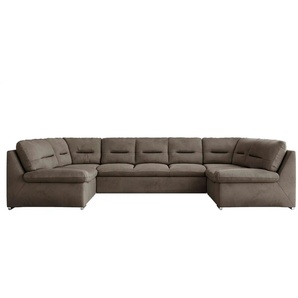 Wohnlandschaft mit Schlaffunktion Comodo ¦ braun ¦ Maße (cm): B: 340 H: 93