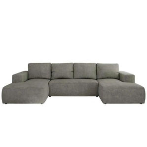 Wohnlandschaft mit Schlaffunktion Trentino ¦ grau ¦ Maße (cm): B: 334 H: 91