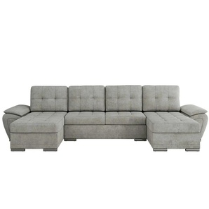 Wohnlandschaft mit Schlaffunktion Umbria ¦ grau ¦ Maße (cm): B: 336 H: 85