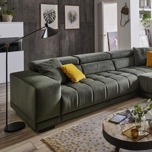 Wohnlandschaft Satellite-S, olive, inkl. Funktionen