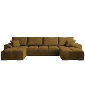 Wohnlandschaft Nubes - gelb - Materialmix - 360 cm - 85 cm | Möbel Kraft