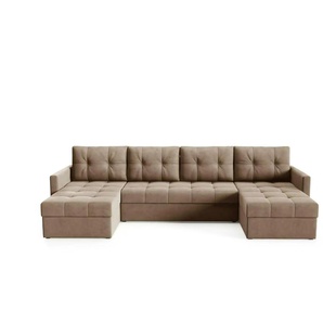 Wohnlandschaft  Olivia ¦ braun ¦ Maße (cm): B: 301 H: 86