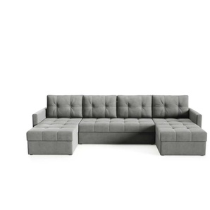 Wohnlandschaft  Olivia ¦ grau ¦ Maße (cm): B: 301 H: 86