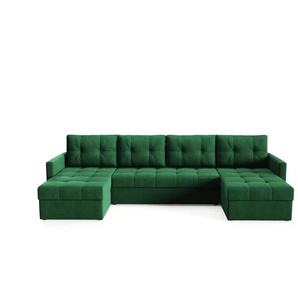 Wohnlandschaft  Olivia ¦ grün ¦ Maße (cm): B: 301 H: 86