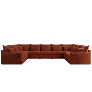 Wohnlandschaft Orange   ¦ orange ¦ Maße (cm): B: 442 H: 93