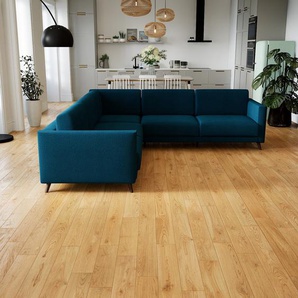 Wohnlandschaft Ozeanblau - Flexible Designer-Wohnlandschaft: Hochwertige Materialien, einzigartiges Design - 266 x 75 x 267 cm, Konfigurator