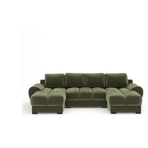 Wohnlandschaft Peebles | grün | 330 cm | 90 cm |