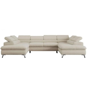 Wohnlandschaft  Peter ¦ beige ¦ Maße (cm): B: 346 H: 76