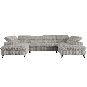 Wohnlandschaft  Peter ¦ grau ¦ Maße (cm): B: 346 H: 76