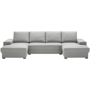 Wohnlandschaft  Renée ¦ grau ¦ Maße (cm): B: 344 H: 90 T: 160.0