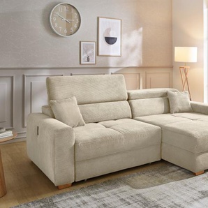 Wohnlandschaft Slider, greige, inkl. Funktionen