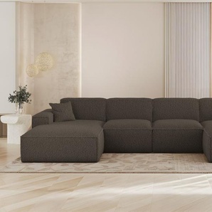 Wohnlandschaft Sofa U-Form CELES PREMIUM in Stoff Sven Braun