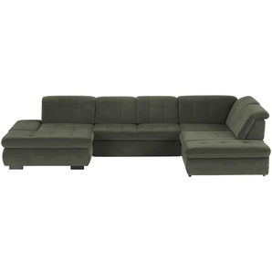 Lounge Collection Wohnlandschaft  Spencer ¦ grün ¦ Maße (cm): B: 382 H: 102 T: 260.0