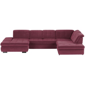 Lounge Collection Wohnlandschaft  Spencer ¦ lila/violett ¦ Maße (cm): B: 382 H: 84 T: 260