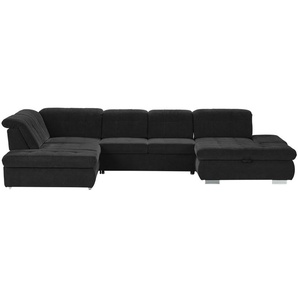 Lounge Collection Wohnlandschaft mit verschiedenen Funktionen Spencer ¦ schwarz ¦ Maße (cm): B: 382 H: 102 T: 260.0