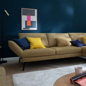 Wohnlandschaft Spin, gelb, inkl. Funktionen