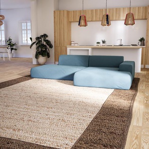 Wohnlandschaft Taubenblau - Flexible Designer-Wohnlandschaft: Hochwertige Materialien, einzigartiges Design - 296 x 72 x 168 cm, Konfigurator