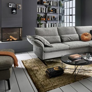 Wohnlandschaft TS 233, grey, inkl. manuelle Sitztiefenverstellung