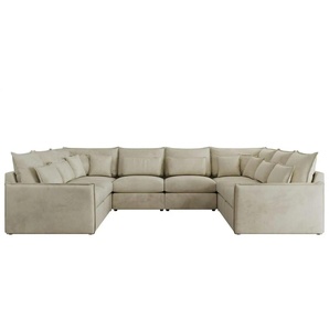 Wohnlandschaft  Veroso ¦ beige ¦ Maße (cm): B: 362 H: 93