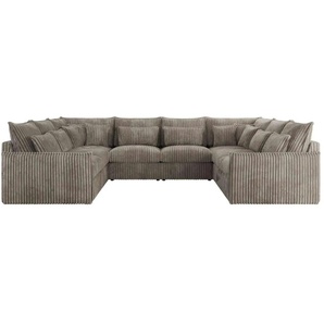 Wohnlandschaft  Veroso ¦ braun ¦ Maße (cm): B: 362 H: 93