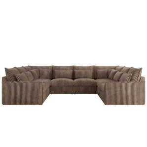 Wohnlandschaft  Veroso ¦ braun ¦ Maße (cm): B: 362 H: 93