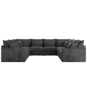 Wohnlandschaft  Veroso ¦ grau ¦ Maße (cm): B: 362 H: 93