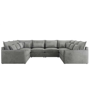 Wohnlandschaft Veroso ¦ grau ¦ Maße (cm): B: 362 H: 93