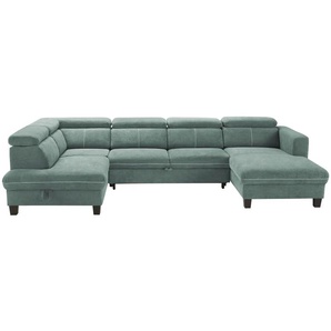 Wohnlandschaft Zante - grün - Materialmix - 324 cm - 76 cm - cm 190,0 | Möbel Kraft