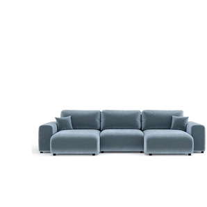 Wohnlandschaft  Zanzibar  ¦ blau ¦ Maße (cm): B: 325 H: 79