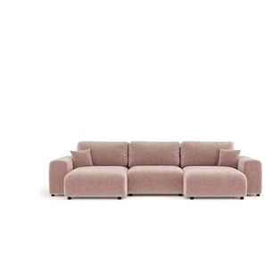 Wohnlandschaft Zanzibar - rosa/pink - Materialmix - 325 cm - 79 cm | Möbel Kraft