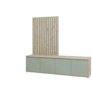 Wohnwand  Arena ¦ holzfarben ¦ Maße (cm): B: 188,3 H: 169,7 T: 42.0