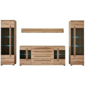 Wohnwand  Cantara ¦ braun ¦ Maße (cm): B: 240 H: 320 T: 42.0