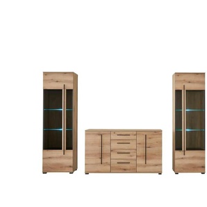 Wohnwand  Cantara ¦ braun ¦ Maße (cm): B: 290 H: 270 T: 42.0