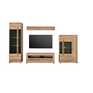 Wohnwand Cantara ¦ braun ¦ Maße (cm): B: 310 H: 200 T: 42.0