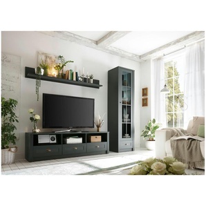 Wohnwand  Verde ¦ grün ¦ Maße (cm): B: 230 H: 198 T: 43.0