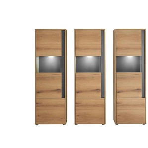 Wohnwand  Cande ¦ holzfarben ¦ Maße (cm): B: 190 H: 155