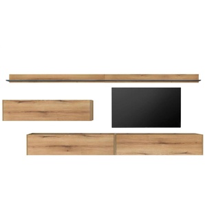 Wohnwand   ¦ holzfarben ¦ Maße (cm): B: 340 H: 180