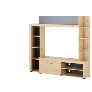 Wohnwand - holzfarben - Materialmix - 172 cm - 157 cm - cm 33,0 | Möbel Kraft