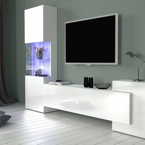 Wohnwand INOSIGN New Incontro Kastenmöbel-Sets weiß (weiß hochglanz) Wohnwände