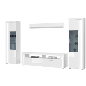 Wohnwand  Silville ¦ weiß ¦ Maße (cm): B: 351 H: 202 T: 46.0