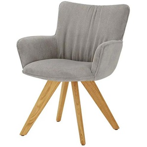 Wohnwert Armlehnstuhl  Stella ¦ grau ¦ Maße (cm): B: 61 H: 87 T: 62.0